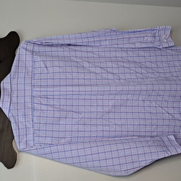 Nautica Blue and Stafford Purple Men's Button Down Dress Shirt Bundle - Picture 10 of 12